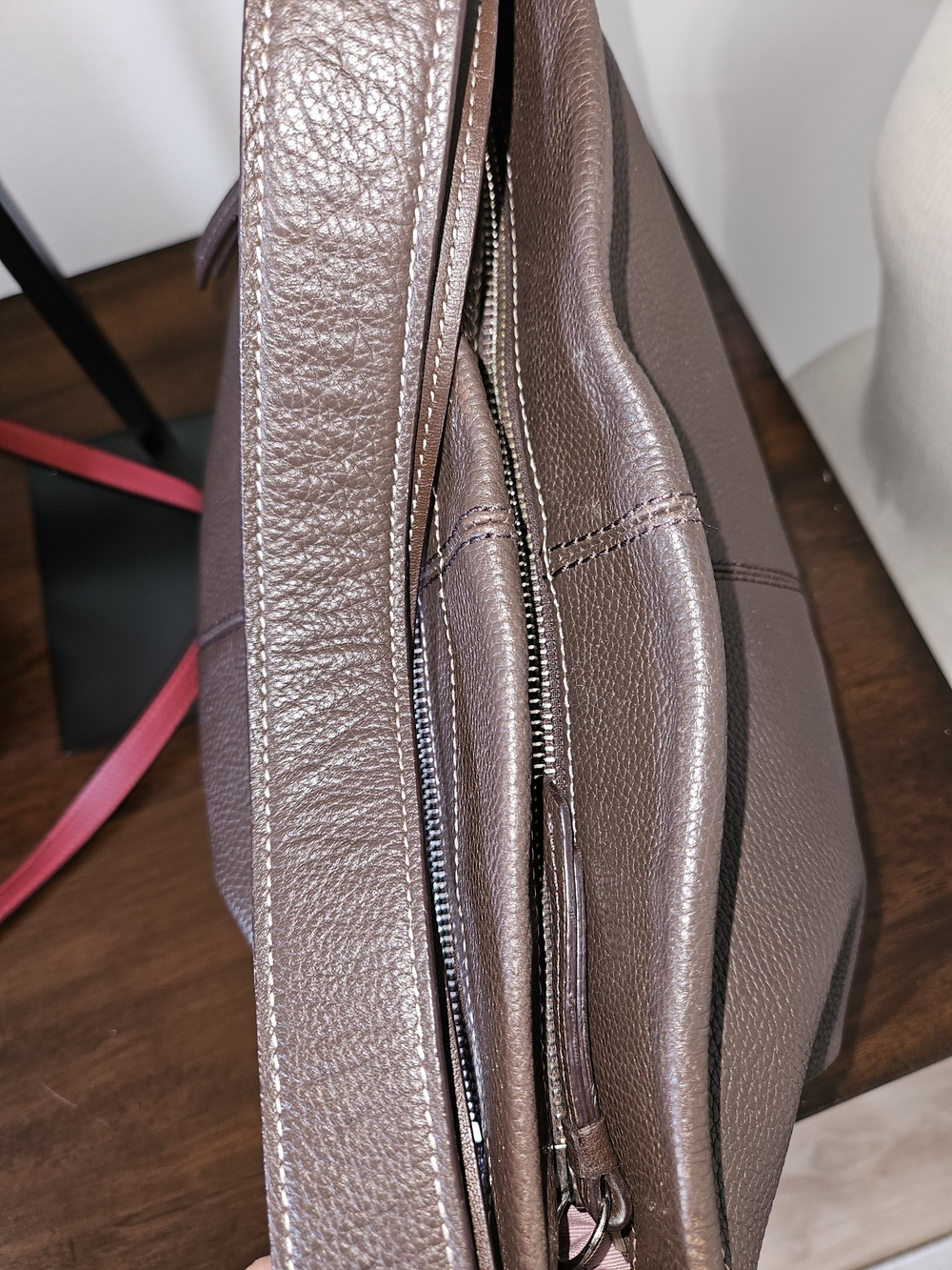 Coach Brown Leather Shoulder Bag - Picture 6 of 9
